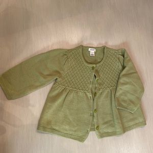 Pottery Barn Threads darling olive cardigan